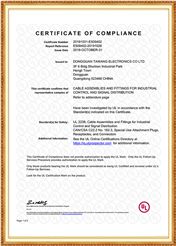 防水头UL--E509402-20191028-CertificateofCompliance--证书(0000)